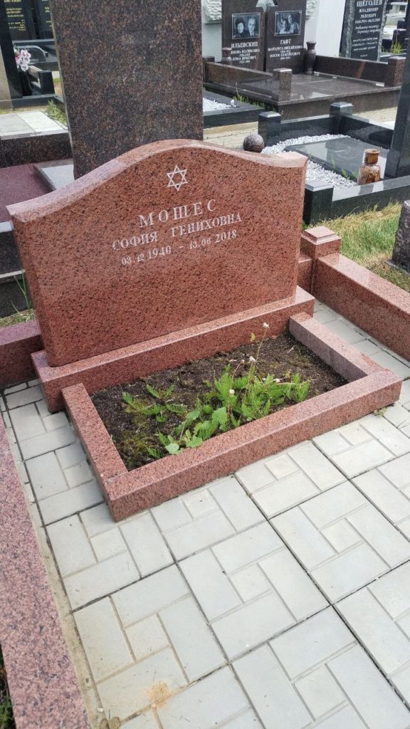 Участок 22 на Востряковском иудейском кладбище — фото захоронения