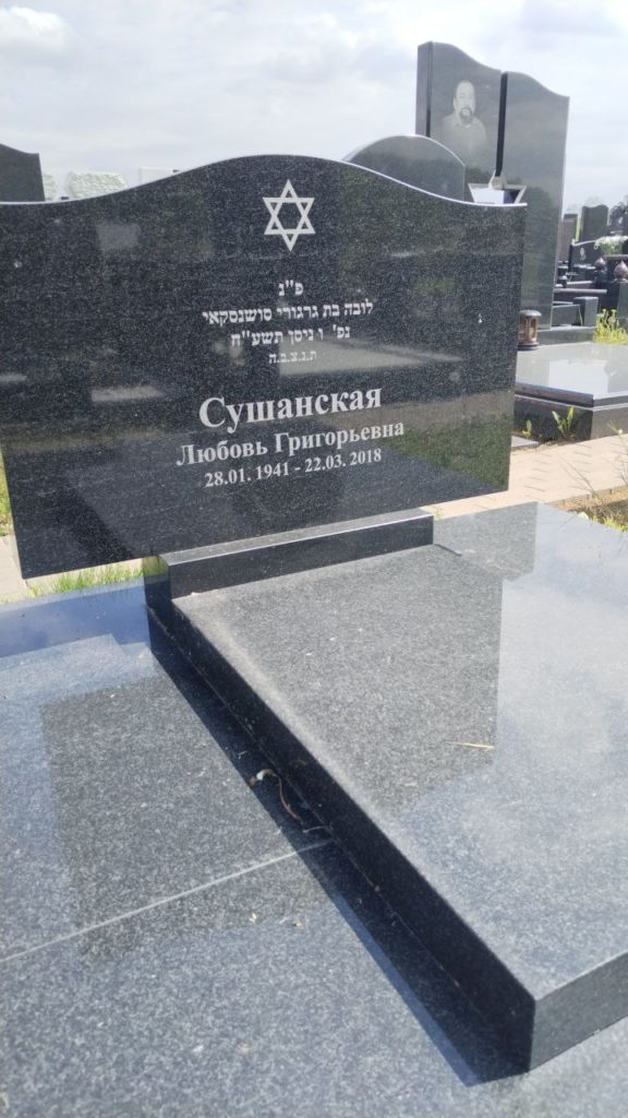 Участок 8 на Востряковском иудейском кладбище — фото захоронения