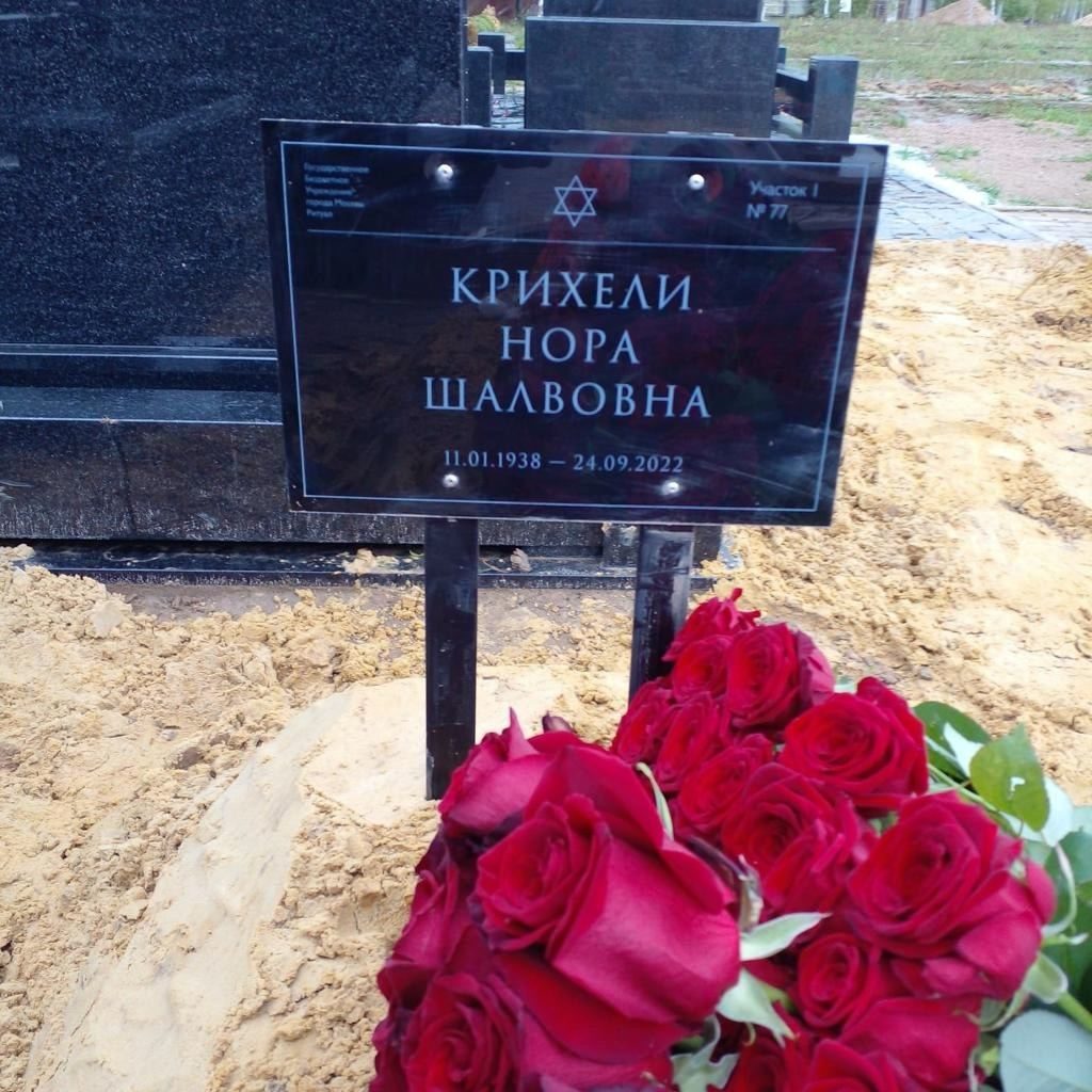 Участок 492 на Востряковском иудейском кладбище — фото захоронения