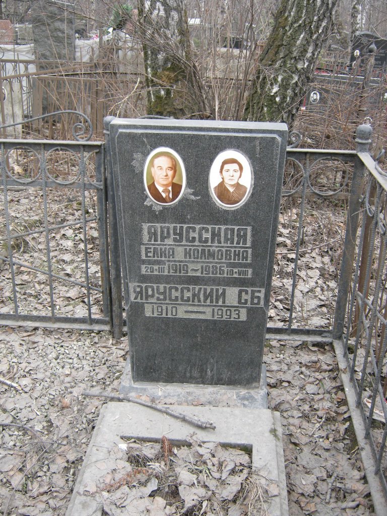 Участок В-110 на Востряковском центральном кладбище — фото захоронения